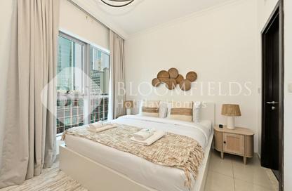 Apartment - 1 - 1 for rent in Bay Central Tower Central - Bay Central - Dubai Marina - Dubai