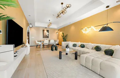 شقة - 2 غرف نوم - 3 حمامات للايجار في برج تشرشل السكني - أبراج تشرشل - الخليج التجاري - دبي