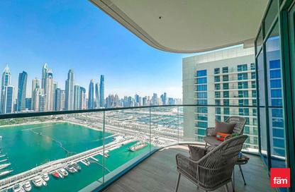 Apartment - 3 Bedrooms - 3 Bathrooms for rent in Marina Vista Tower 2 - Marina Vista - EMAAR Beachfront - Dubai Harbour - Dubai
