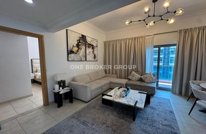 Apartment - 1 Bedroom - 2 Bathrooms for sale in Zumurud Tower - Dubai Marina - Dubai