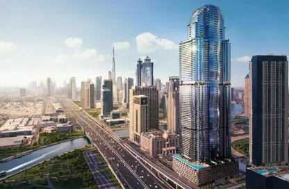 شقة - غرفة نوم - 2 حمامات للبيع في بناية الحبتور - مدينة الحبتور - الخليج التجاري - دبي