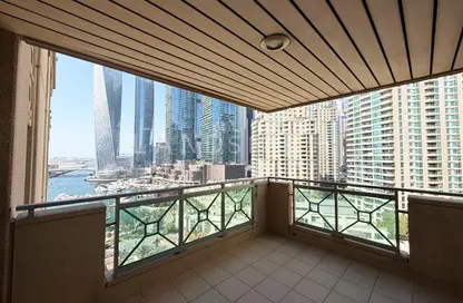 Apartment - 3 Bedrooms - 3 Bathrooms for rent in Al Anbar Tower - Emaar 6 Towers - Dubai Marina - Dubai