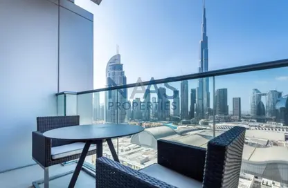 شقة - غرفة نوم - 1 حمام للايجار في العنوان رزيدنس فاونتن فيوز  2 - العنوان رزيدنس فاونتن فيوز - وسط مدينة دبي - دبي