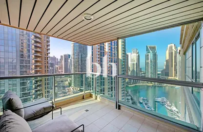 Apartment - 2 Bedrooms - 3 Bathrooms for sale in Al Yass Tower - Emaar 6 Towers - Dubai Marina - Dubai