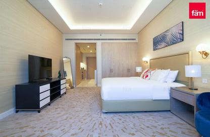 Apartment - Studio - 1 Bathroom for rent in The Palm Tower - Palm Jumeirah - Dubai