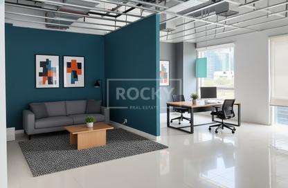 Office Space - Studio - 1 Bathroom for rent in Bay Square Building 13 - Bay Square - Business Bay - Dubai