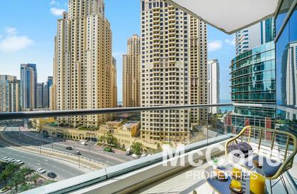 Apartment - Studio - 1 Bathroom for rent in Bay Central Tower West - Bay Central - Dubai Marina - Dubai