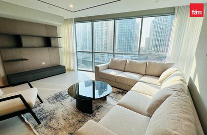 Apartment - 3 - 4 for rent in LIV Waterside - Dubai Marina - Dubai