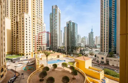 Apartment - 1 Bedroom - 2 Bathrooms for rent in Rimal 4 - Rimal - Jumeirah Beach Residence - Dubai