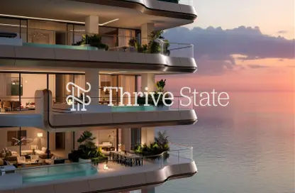 Apartment - 3 Bedrooms - 4 Bathrooms for sale in The Alba Residences by Omniyat - The Crescent - Palm Jumeirah - Dubai