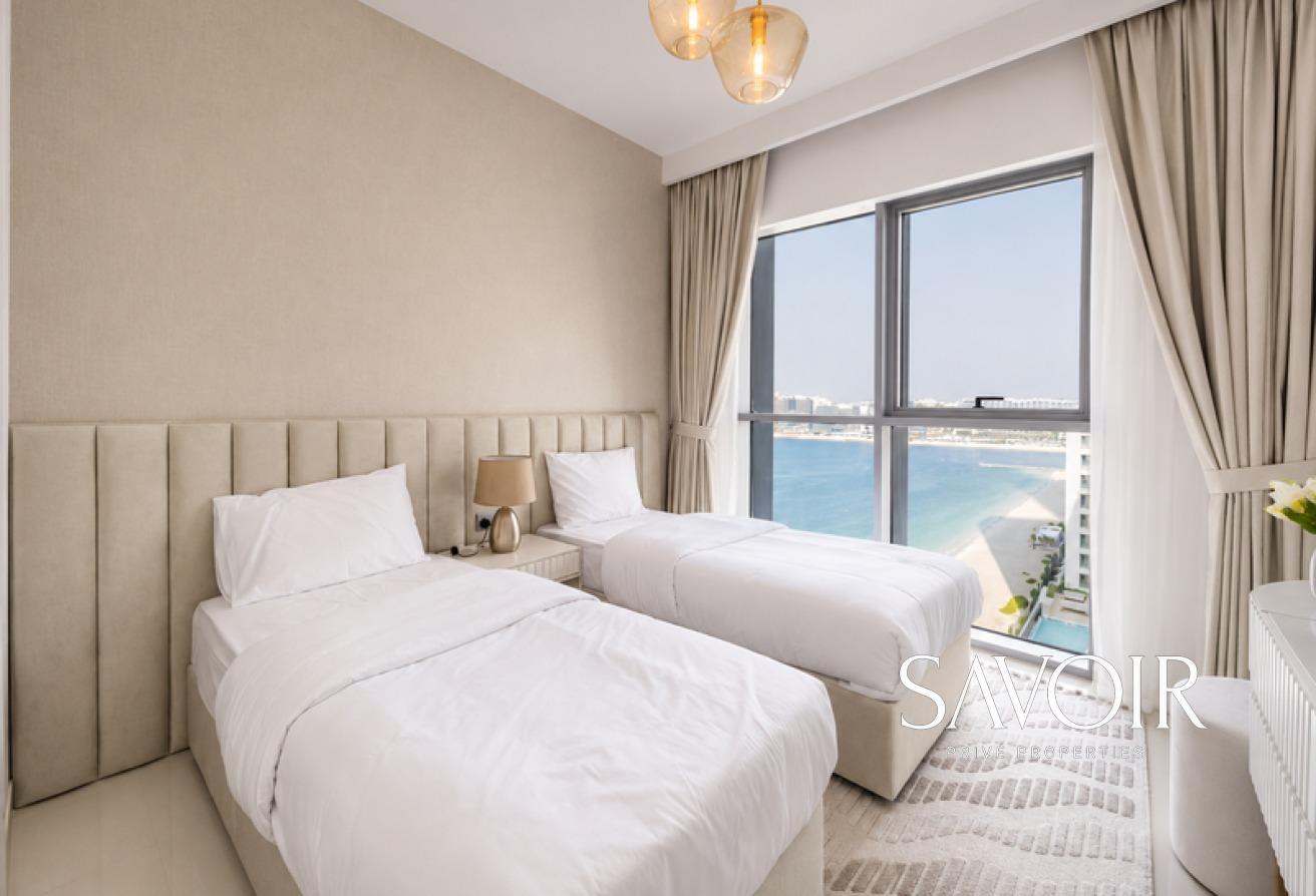 Exclusive | Full Sea View | Furnished 3BR photo 12
