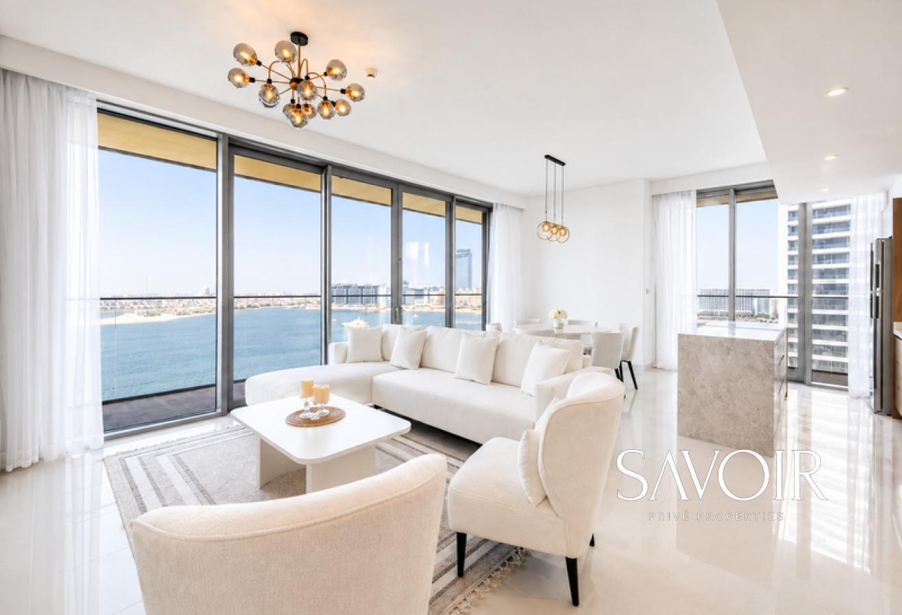 Exclusive | Full Sea View | Furnished 3BR photo 6