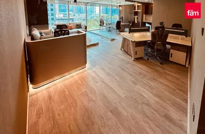 Office Space - Studio - 1 Bathroom for rent in The Binary Tower - Business Bay - Dubai