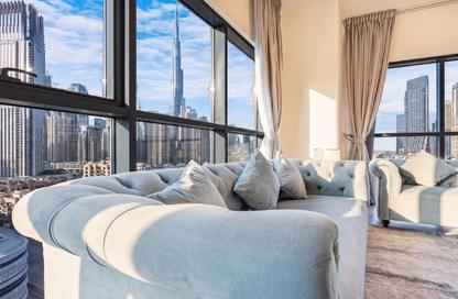 Apartment - 3 Bedrooms - 5 Bathrooms for rent in Bellevue Tower 1 - Bellevue Towers - Downtown Dubai - Dubai