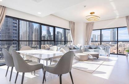 Apartment - 3 Bedrooms - 5 Bathrooms for rent in Bellevue Tower 1 - Bellevue Towers - Downtown Dubai - Dubai