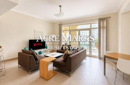 Apartment - 2 Bedrooms - 2 Bathrooms for rent in Al Das - Shoreline Apartments - Palm Jumeirah - Dubai