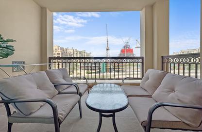 Apartment - 1 - 2 for rent in The Fairmont Palm Residence South - The Fairmont Palm Residences - Palm Jumeirah - Dubai