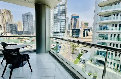 شقة - 2 غرف نوم - 1 حمام للايجار في سيجنتشر للشقق الفندقيه و سبا - دبي مارينا - دبي