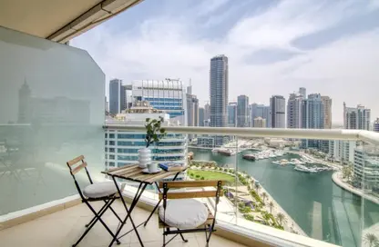 شقة - غرفة نوم - 2 حمامات للايجار في خليج الدرة - دبي مارينا - دبي