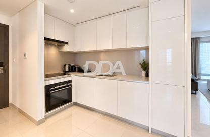 Apartment - 1 - 2 for rent in Jumeirah Gate Tower 1 - The Address Jumeirah Resort and Spa - Jumeirah Beach Residence - Dubai