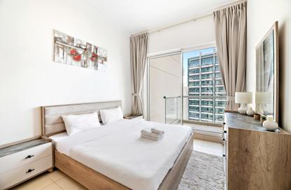 Apartment - 1 - 1 for rent in Mayfair Tower - Business Bay - Dubai
