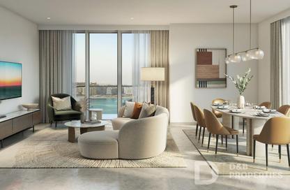 Apartment - 2 Bedrooms - 2 Bathrooms for sale in Beachgate by Address - EMAAR Beachfront - Dubai Harbour - Dubai