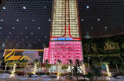 شقة - غرفة نوم - 2 حمامات للبيع في برج الوطن - طريق كورنيش عجمان - عجمان شقة - غرفة نوم - 2 حمامات للبيع في برج الوطن - طريق كورنيش عجمان - عجمان