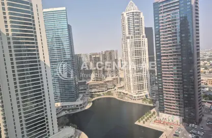 مكتب - استوديو للايجار في وان ليك بلازا - (JLT) مجمع T - أبراج بحيرات الجميرا - دبي