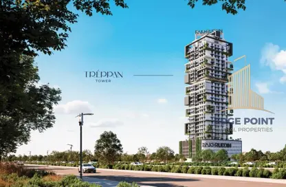شقة - غرفة نوم - 2 حمامات للبيع في برج تريبان - مثلث قرية جميرا - دبي