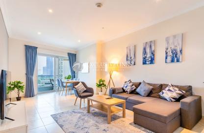 Apartment - 1 - 1 for rent in Marina Heights - Dubai Marina - Dubai