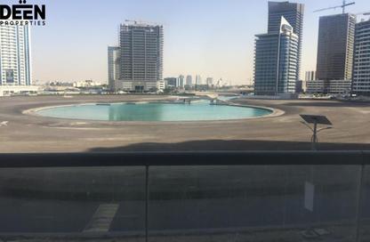 Apartment - 1 Bedroom - 2 Bathrooms for rent in Hub Canal 1 - Hub Golf View Apartments - Dubai Sports City - Dubai