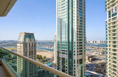Apartment - 2 Bedrooms - 3 Bathrooms for rent in The Royal Oceanic - Dubai Marina - Dubai
