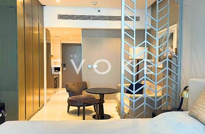 Apartment - Studio - 1 Bathroom for rent in Damac Maison Prive A - Damac Maison Prive - Business Bay - Dubai