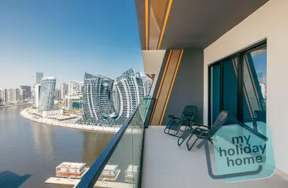 شقة - غرفة نوم - 2 حمامات للايجار في بن غاطي كانال - الخليج التجاري - دبي