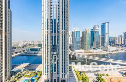 شقة - غرفة نوم - 2 حمامات للايجار في آمنة - مدينة الحبتور - الخليج التجاري - دبي