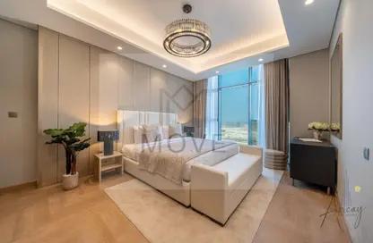 شقة - غرفة نوم - 2 حمامات للايجار في برج النبلاء - الخليج التجاري - دبي