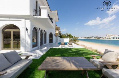 Villa - 4 Bedrooms - 4 Bathrooms for rent in Palm Jumeirah Frond D - Palm Jumeirah - Dubai