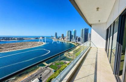 Apartment - 3 Bedrooms - 5 Bathrooms for rent in Al Mamzar - Al Mamzar - Sharjah - Sharjah