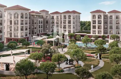 Apartment - 1 Bedroom - 2 Bathrooms for sale in Bloom Living - Zayed City (Khalifa City C) - Khalifa City - Abu Dhabi