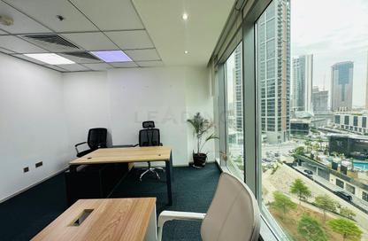 Office Space - Studio - 5 Bathrooms for rent in The Binary Tower - Business Bay - Dubai