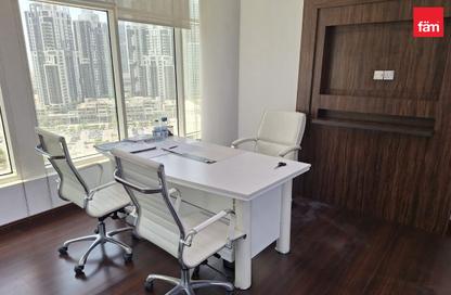 Office Space - Studio - 1 for rent in Clover Bay Tower - Business Bay - Dubai