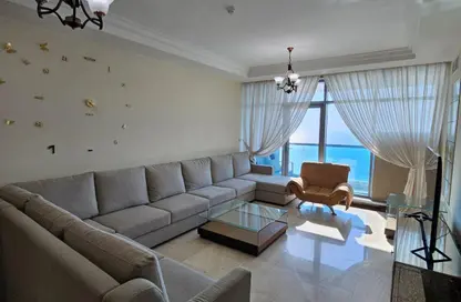 Apartment - 3 Bedrooms - 3 Bathrooms for rent in Ajman Corniche Residences - Ajman Corniche Road - Ajman