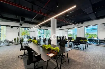 Office Space - Studio - 1 Bathroom for rent in Hills Business Park Building 3 - Hills Business Park - Dubai Hills Estate - Dubai