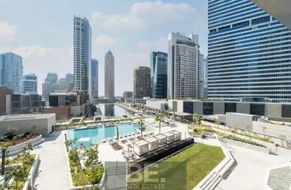 Apartment - Studio - 1 Bathroom for rent in Peninsula One - Peninsula - Business Bay - Dubai