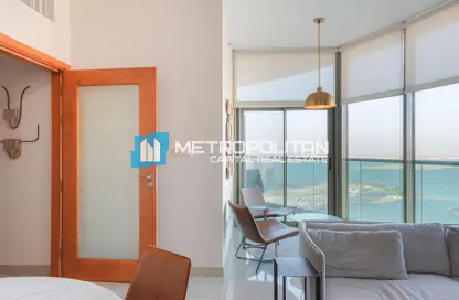 Apartment - 1 Bedroom - 2 Bathrooms for rent in Beach Towers - Shams Abu Dhabi - Al Reem Island - Abu Dhabi