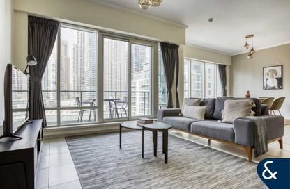 Apartment - 2 Bedrooms - 3 Bathrooms for rent in Al Majara 3 - Al Majara Towers - Dubai Marina - Dubai