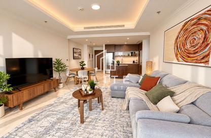 Apartment - 1 - 1 for rent in Palace Beach Residence Tower 2 - Palace Beach Residence - Emaar Beachfront - Dubai Harbour - Dubai