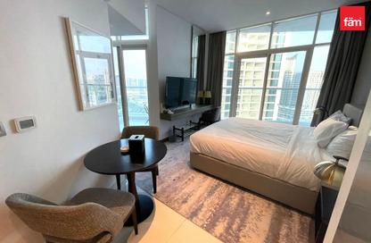 Apartment - Studio - 1 for rent in Damac Maison Prive A - Damac Maison Prive - Business Bay - Dubai