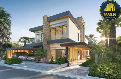 Townhouse - 4 Bedrooms - 4 Bathrooms for sale in Costa Brava 1 - Costa Brava at DAMAC Lagoons - Damac Lagoons - Dubai