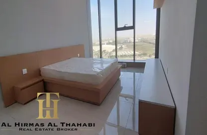 Apartment - Studio - 1 Bathroom for rent in Blue Waves Tower - Dubai Land Residence Complex - Dubai Land - Dubai